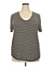 Wilde Gray Short Sleeve Top Size 2X - photo 1