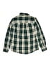 Nordstrom Plaid Green Long Sleeve Button-Down Shirt Size 8 - 10 - photo 2
