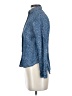 MTWTFSS Weekday 100% Lyocell Tweed Blue Long Sleeve Button-Down Shirt Size XS - photo 5