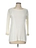 August Silk Ivory Long Sleeve Top Size L (petite) - photo 1