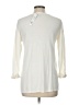 August Silk Ivory Long Sleeve Top Size L (petite) - photo 2