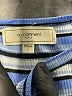 No Comment Stripes Blue Casual Dress Size L - photo 7