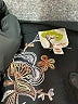 Fig and Flower 100% Polyester Floral Black Long Sleeve Blouse Size M - photo 4