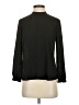 Express 100% Polyester Black Long Sleeve Blouse Size XS - photo 1