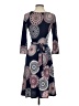 Unbranded Paisley Blue Cocktail Dress Size S (estimated) - photo 2