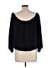 Veronica M. 100% Polyester Black 3/4 Sleeve Blouse Size XL - photo 2