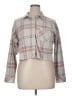 Altar'd State Plaid Gray Long Sleeve Blouse Size XL - photo 1