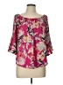Eight Sixty Pink 3/4 Sleeve Blouse Size L - photo 1