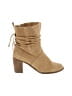 TOMS 100% Leather Tan Ankle Boots Size 9 1/2 - photo 1