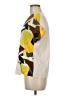 Unbranded Color Block Ivory Short Sleeve Blouse Size M - photo 5