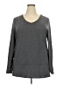 Apt. 9 Gray Long Sleeve Top Size XXL - photo 1