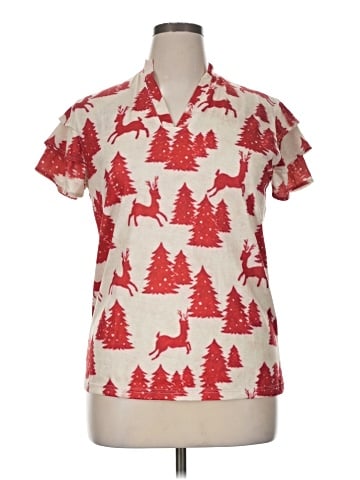 Unbranded Short Sleeve Blouse (view 1)