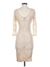 Arden B. Ivory Tan Cocktail Dress Size S - photo 2