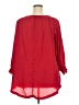 Unbranded 100% Polyester Red 3/4 Sleeve Blouse Size 2X - photo 2
