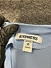 Express 100% Polyester Blue Short Sleeve Blouse Size XS (petite) - photo 7