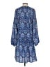 Nicole Miller Studio Paisley Blue Casual Dress Size 4 - photo 2