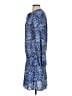 Nicole Miller Studio Paisley Blue Casual Dress Size 4 - photo 5