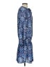 Nicole Miller Studio Paisley Blue Casual Dress Size 4 - photo 4