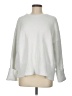 Unbranded 100% Polyester Solid Silver Pullover Sweater Size M - photo 1