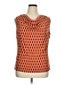 Le Suit Separates Orange Sleeveless Blouse Size XL - photo 1