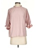 Madewell Pink 3/4 Sleeve Blouse Size S - photo 1