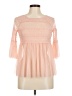 Belle+Sky 100% Polyester Pink 3/4 Sleeve Top Size 8 - photo 1