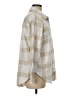 American Eagle Outfitters Plaid Tan Long Sleeve Button-Down Shirt Size M - photo 4