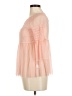 Belle+Sky 100% Polyester Pink 3/4 Sleeve Top Size 8 - photo 5