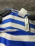 MNG by Mango 100% Polyester Stripes Blue Casual Dress Size 6 - photo 7