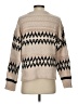 Skies Are Blue Chevron-herringbone Tan Pullover Sweater Size XS - photo 2