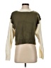 Wishlist Color Block Green Pullover Sweater Size S - photo 1