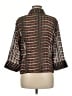 Jaipur 100% Polyester Brown 3/4 Sleeve Blouse Size M - photo 2