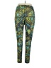 Yitty Print Green Active Pants Size 1X - photo 2