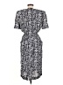 Karin Stevens 100% Rayon Paisley Blue Casual Dress Size 8 - photo 2