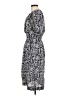 Karin Stevens 100% Rayon Paisley Blue Casual Dress Size 8 - photo 5