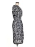 Karin Stevens 100% Rayon Paisley Blue Casual Dress Size 8 - photo 4