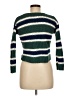 Chloe + Cyrus 100% Acrylic Stripes Green Pullover Sweater Size M - photo 2