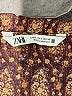 Zara 100% Polyester Paisley Brown Cocktail Dress Size S - photo 7