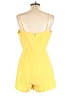 Superdown 100% Polyester Solid Yellow Romper Size L - photo 2