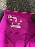 Champion 100% Polyester Purple Track Jacket Size S - photo 6