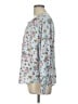 Pleione 100% Polyester Blue 3/4 Sleeve Blouse Size L - photo 5