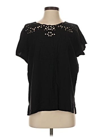 Jane Ashley Short Sleeve Blouse (view 1)