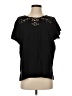 Jane Ashley 100% Rayon Black Short Sleeve Blouse Size S - photo 1