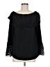 Say What? Black 3/4 Sleeve Blouse Size M - photo 1