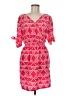 Unbranded 100% Polyester Print Red Casual Dress Size M (estimated) - photo 1