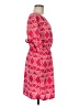 Unbranded 100% Polyester Print Red Casual Dress Size M (estimated) - photo 4