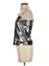 Veronica Beard Metallic Silver 3/4 Sleeve Top Size 0 - photo 5
