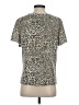 Erika Animal Print Gray Short Sleeve Blouse Size S - photo 2