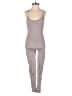 Zara Solid Gray Jumpsuit Size S - photo 1