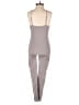 Zara Solid Gray Jumpsuit Size S - photo 2